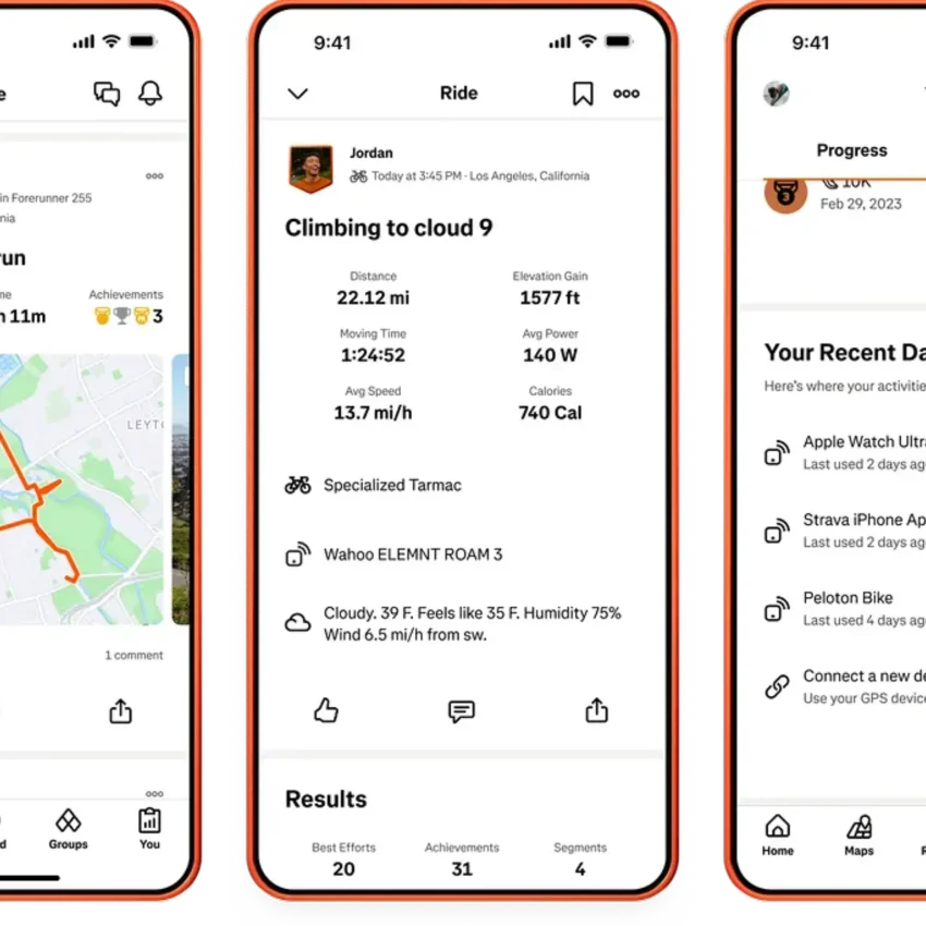 Strava Adiciona Atribuição de Dispositivos Garmin Após Encerrar Disputa Legal